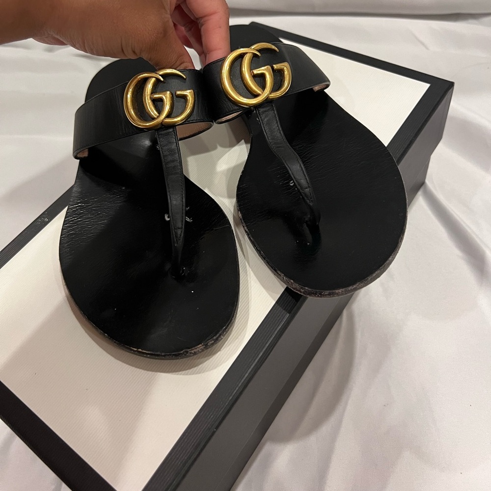 Gucci GG Thong Sandals 36.5